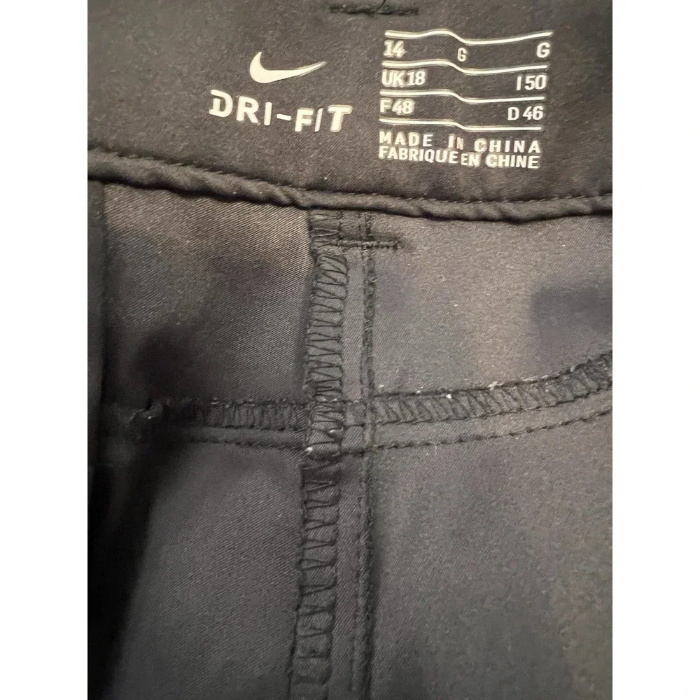 Nike Womens Dri Fit Bermuda Sport Shorts Size 14  Black